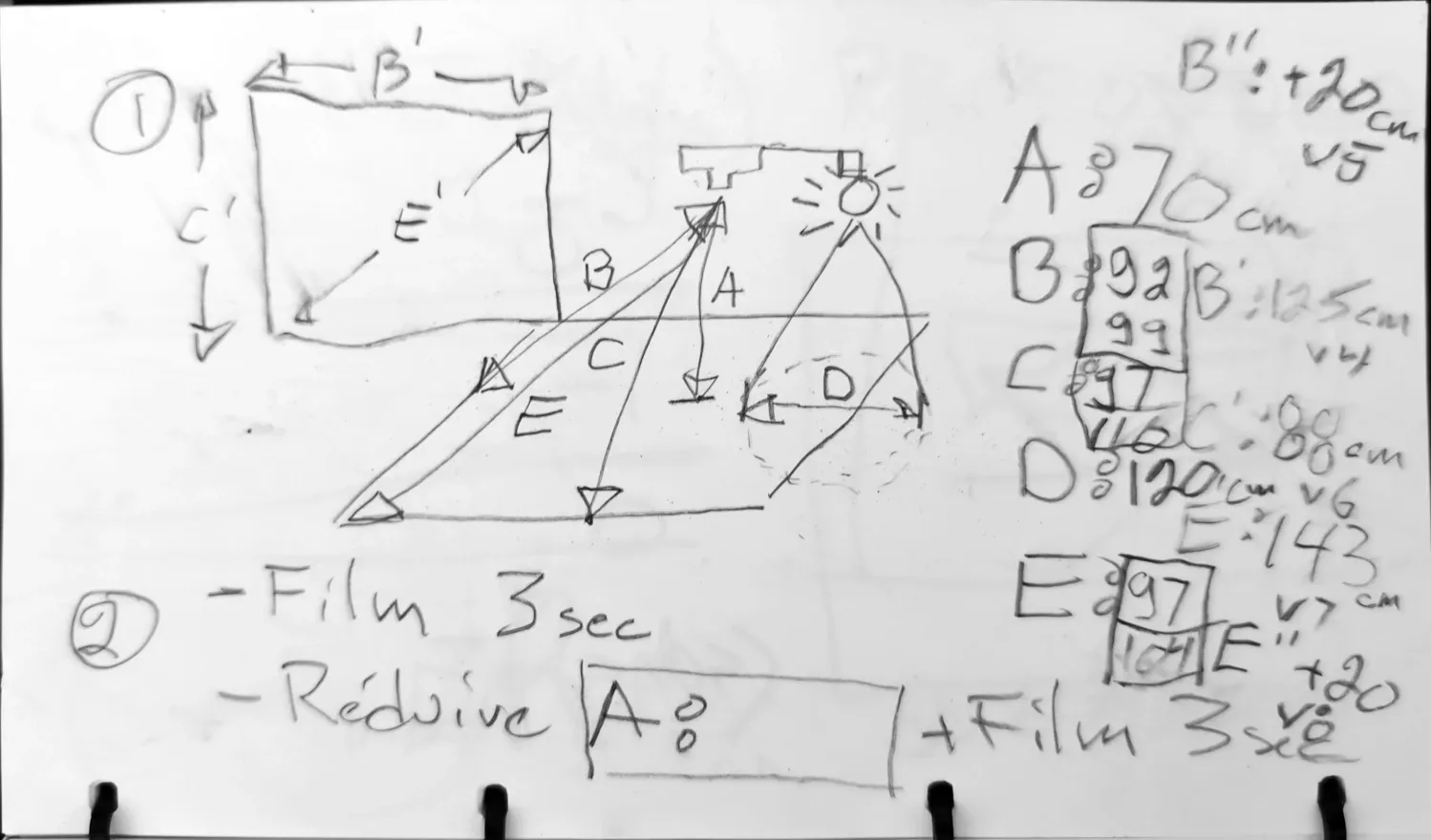 Plan de plongée dessiné dans un carnet immergeable